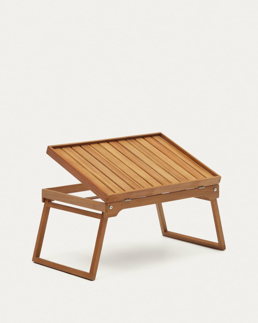 Mani folding tray made from solid acacia wood FSC 100%