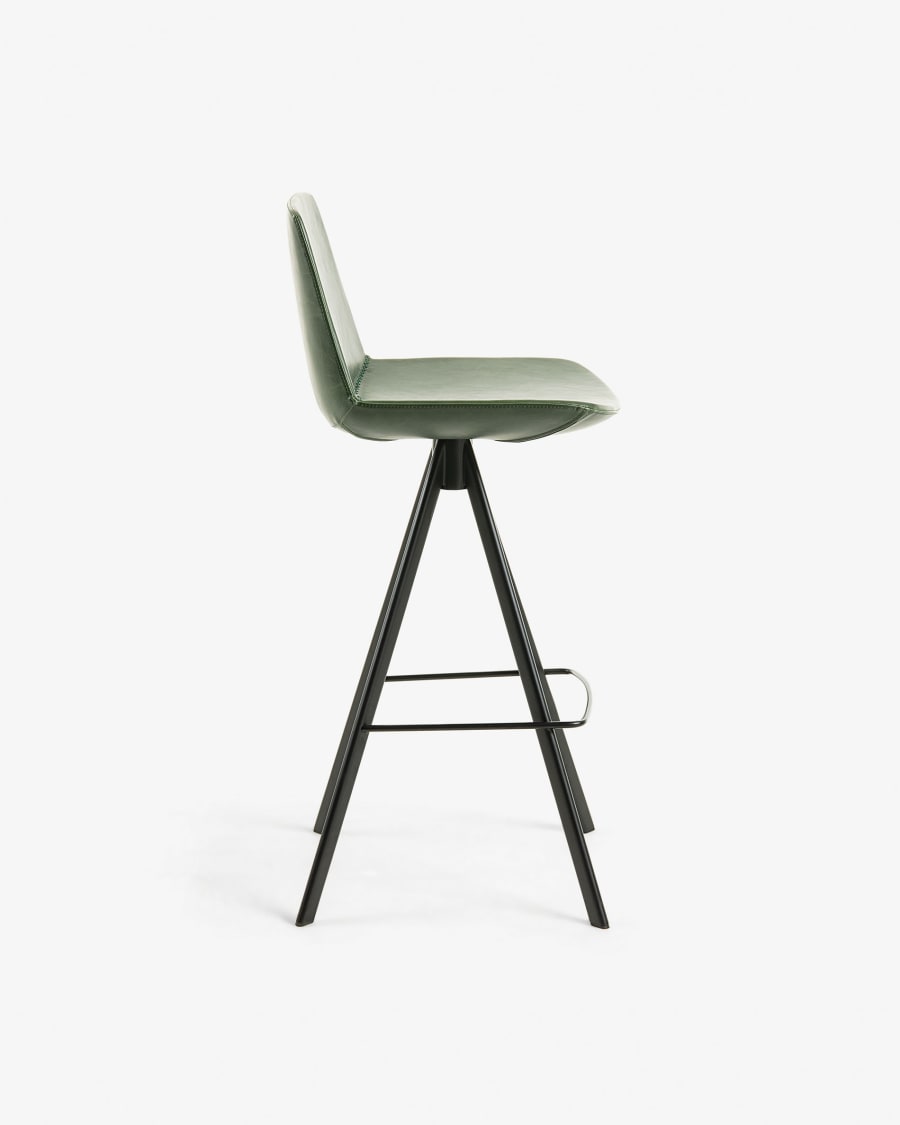 Green Zeva barstool height 65 cm