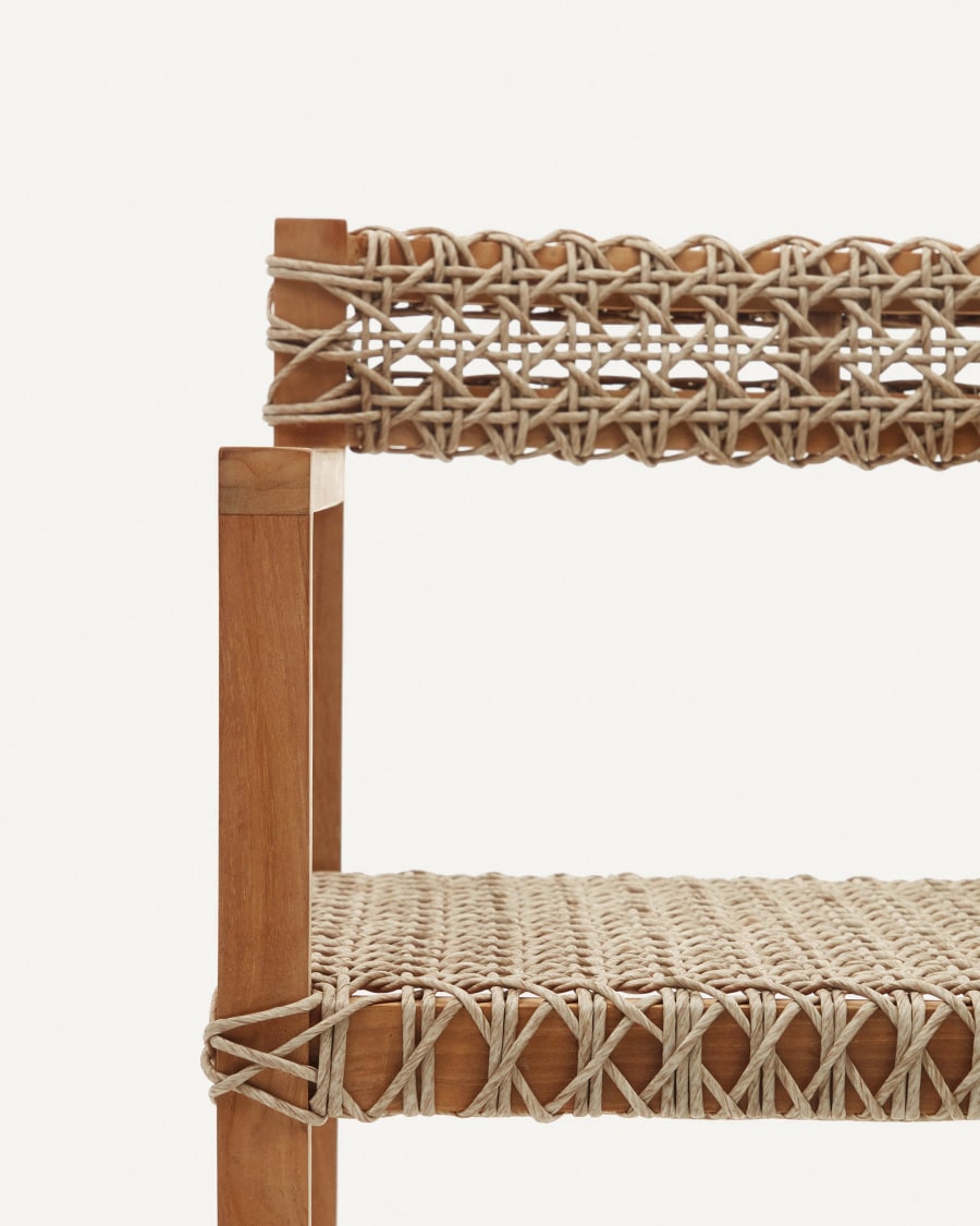 Chaise Giverola en bois de teck