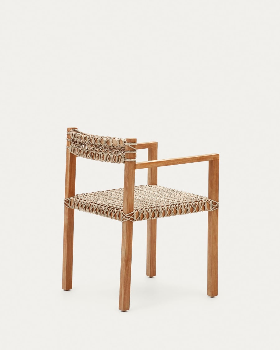 Chaise Giverola en bois de teck