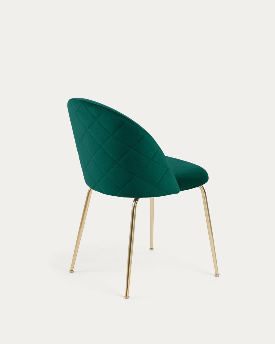Green velvet Ivonne chair