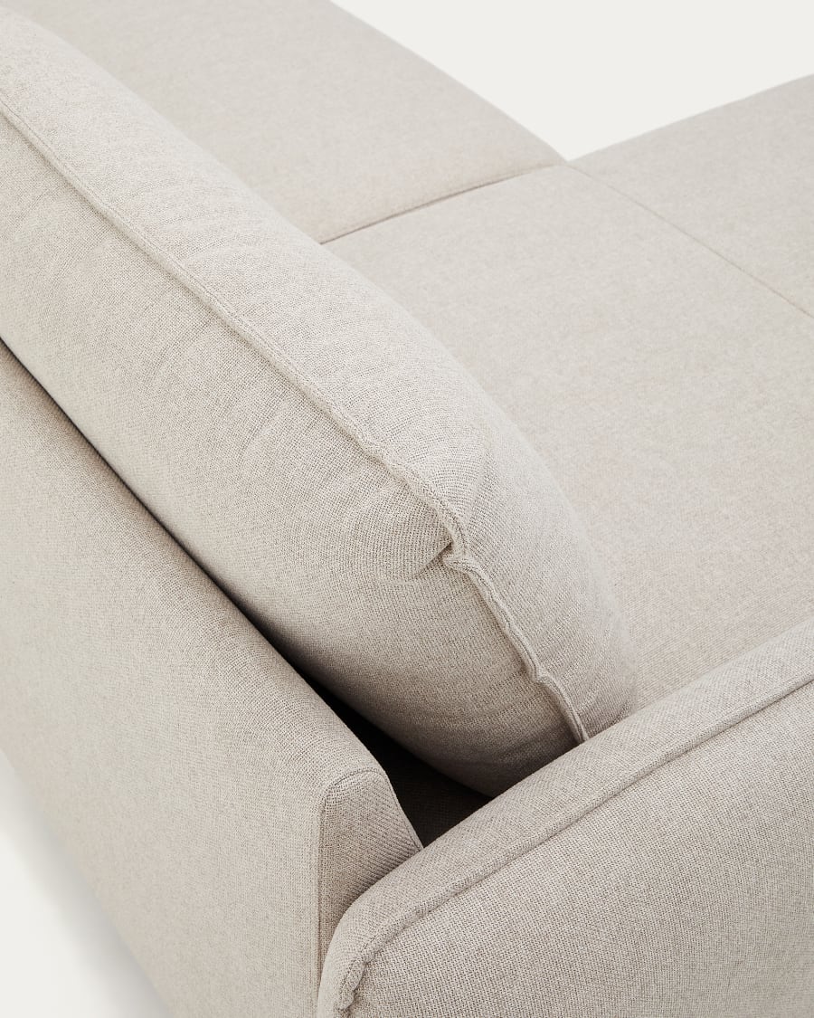 Carlota 3-Sitzer-Sofa mit Chaiselongue rechts/links beige 262 cm FSC Mix Credit