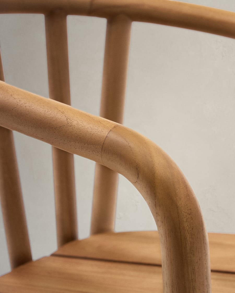 Turqueta stackable chair made from solid teak wood FSC 100%