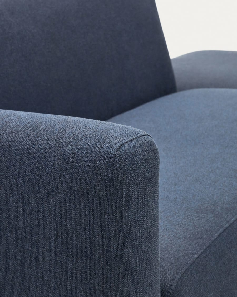 Neom 2 seater modular sofa with back module in blue, 244 cm FSC Mix Credit