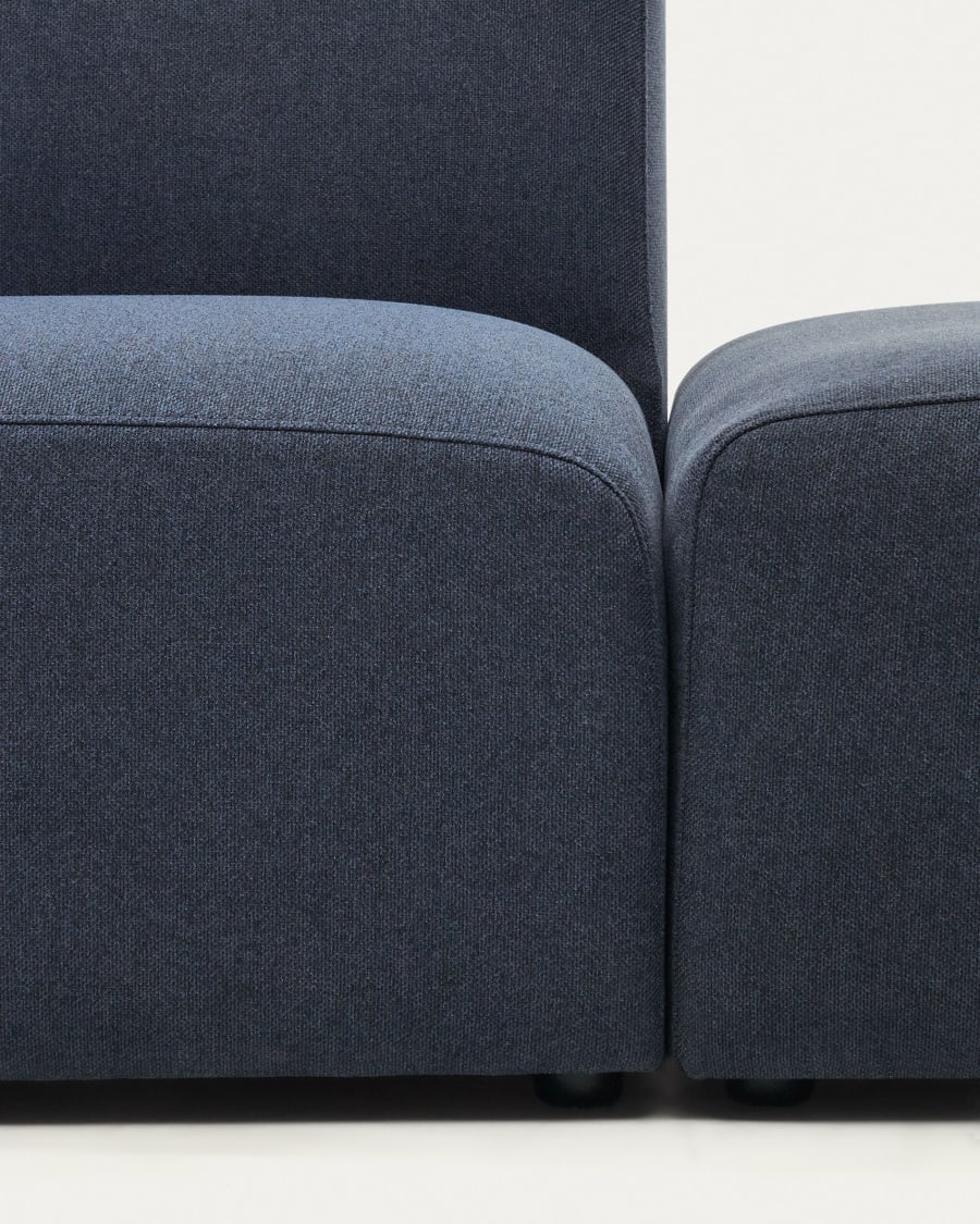 Neom 2 seater modular sofa with back module in blue, 244 cm FSC Mix Credit