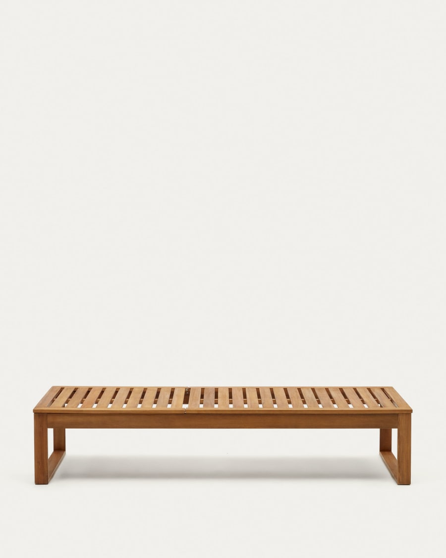 Sulamita outdoor sun lounger made from solid acacia wood FSC 100%