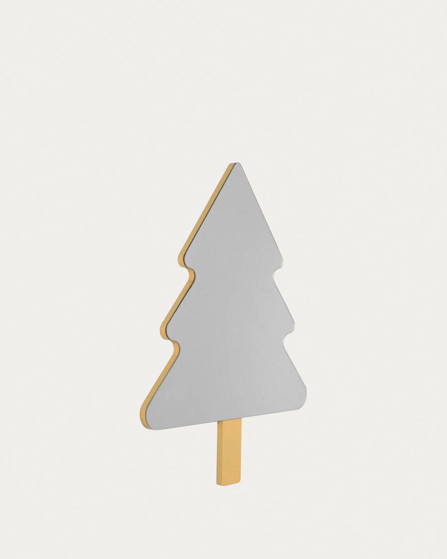 Saori tree wall mirror MDF 54 x 70 cm