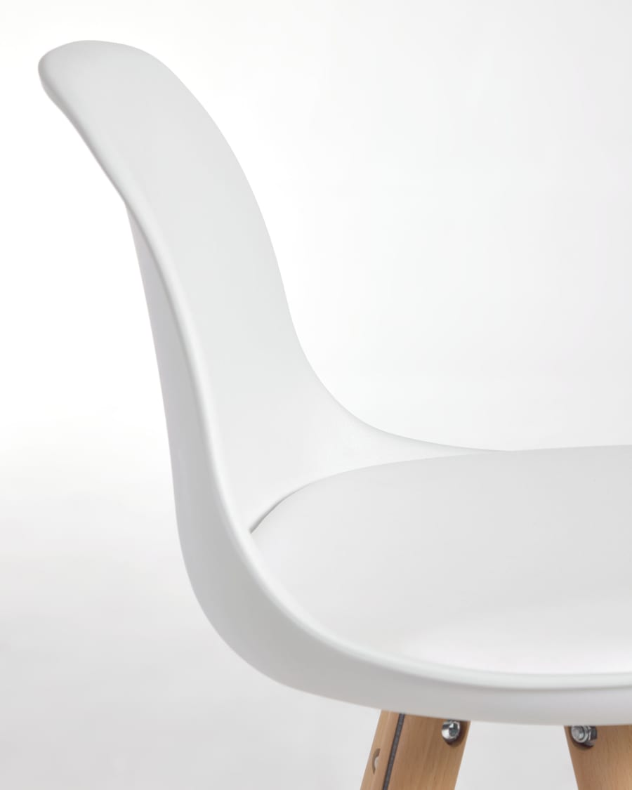 White Slad barstool height 65 cm