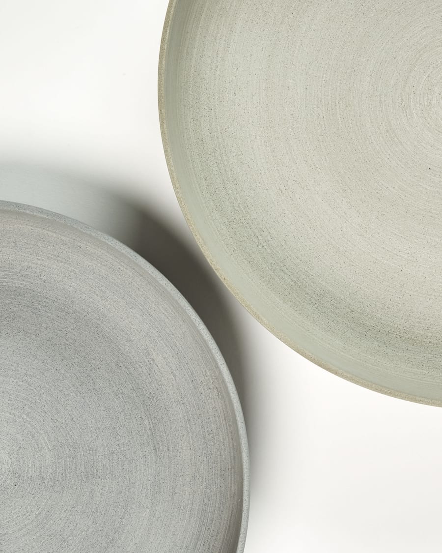 Marta set of 2 powdered stone bowls
