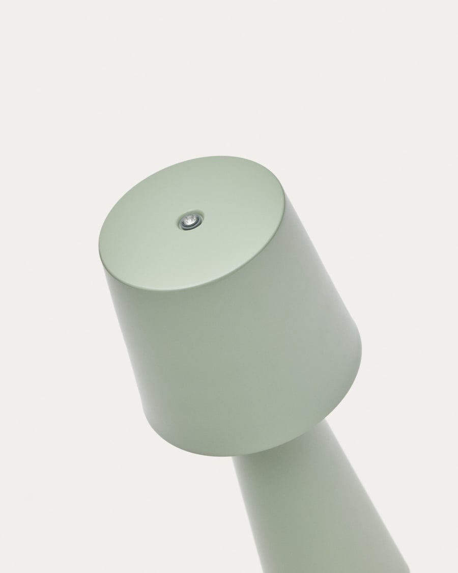 Arenys small table light with a painted turquoise finish