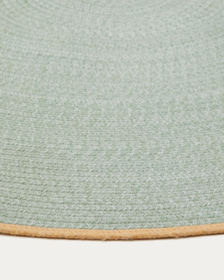 Soller green rug 100% PET Ø 160 x 230 cm