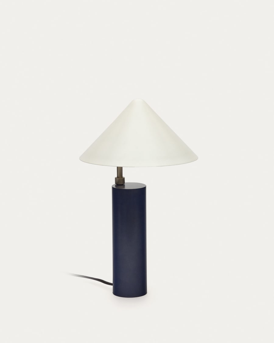 Blue and grey table lamps on sale