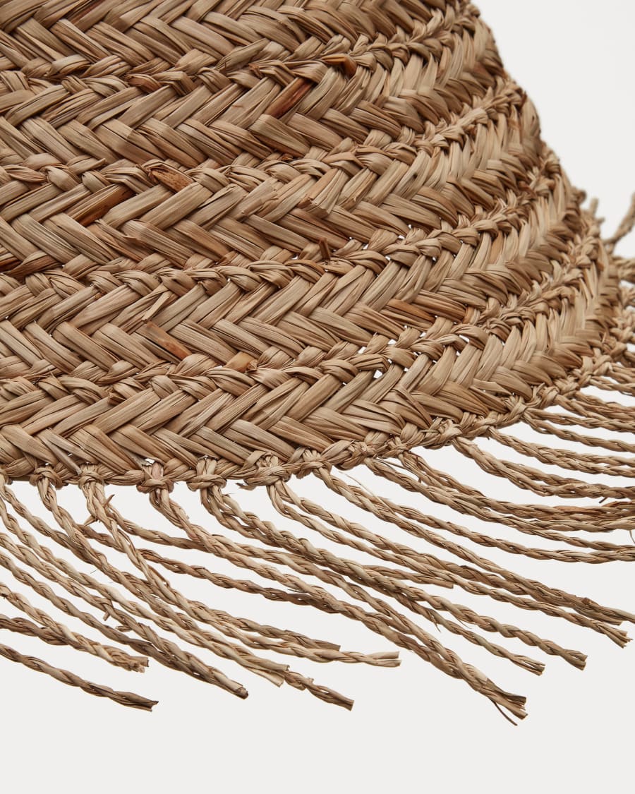 Fonteta natural fiber ceiling lamp in a natural finish, Ø 40 cm