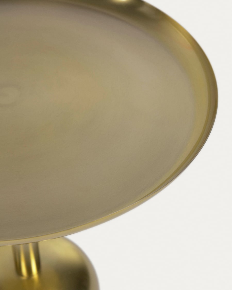 Adaluz runder Beistelltisch aus Metall gold Ø 37 cm