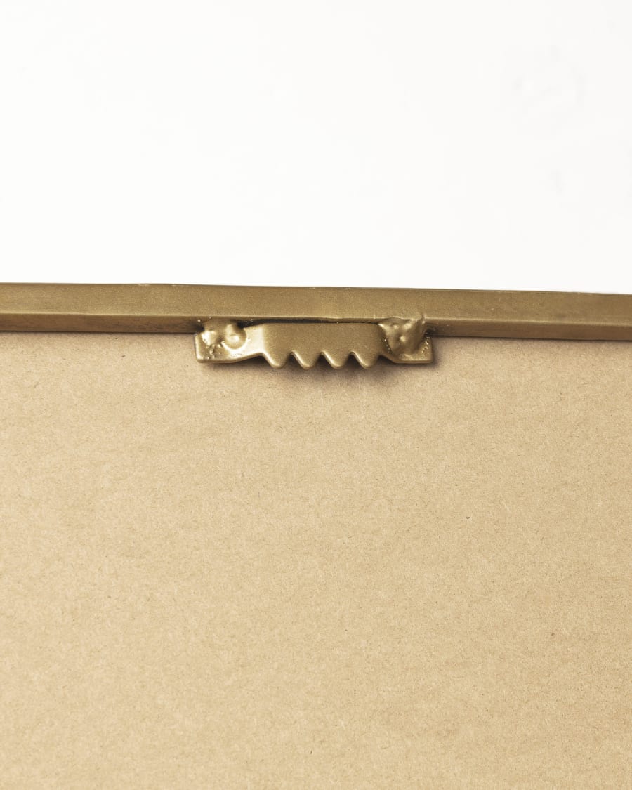 Marco gold metal wall mirror 30 x 100 cm