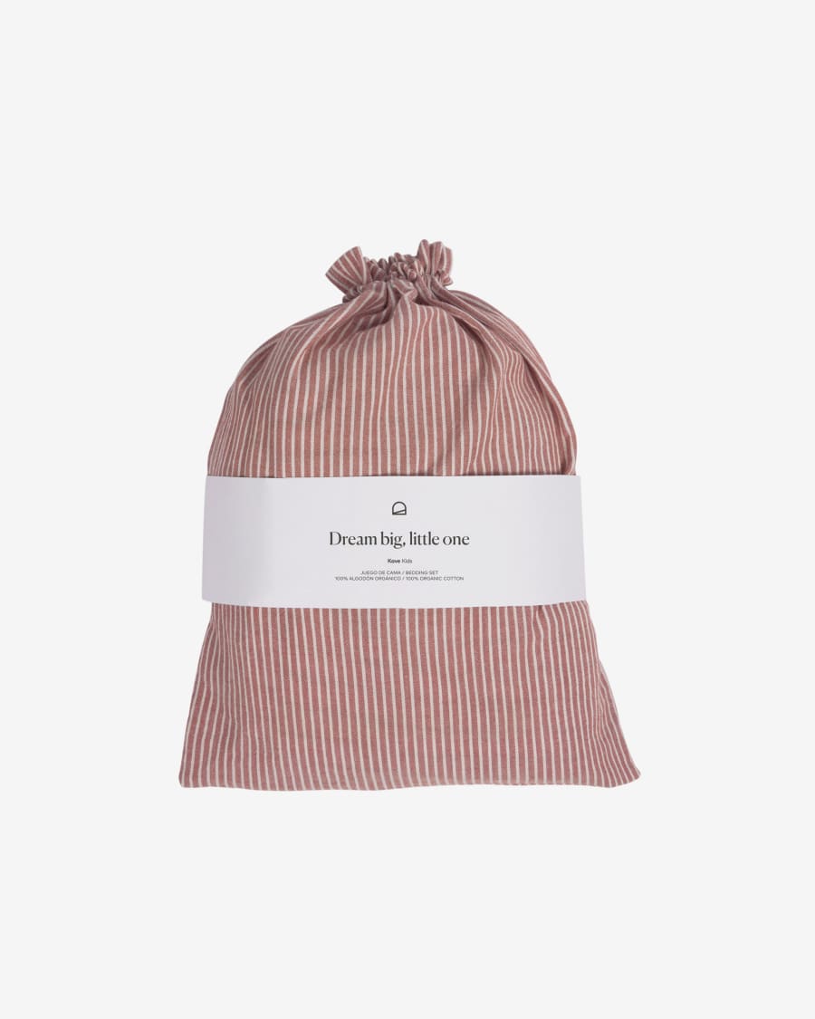 Giorgii duvet cover, sheet & pillowcase set in organic GOTS-certified cotton 70 x 140 cm