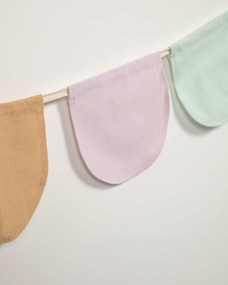 Nami 100% organic (GOTS) cotton pastel bunting