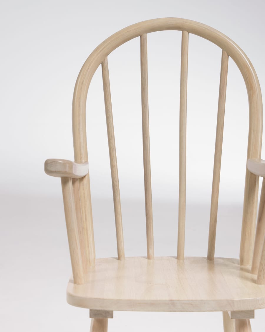 Daisa kids chair in solid rubber wood