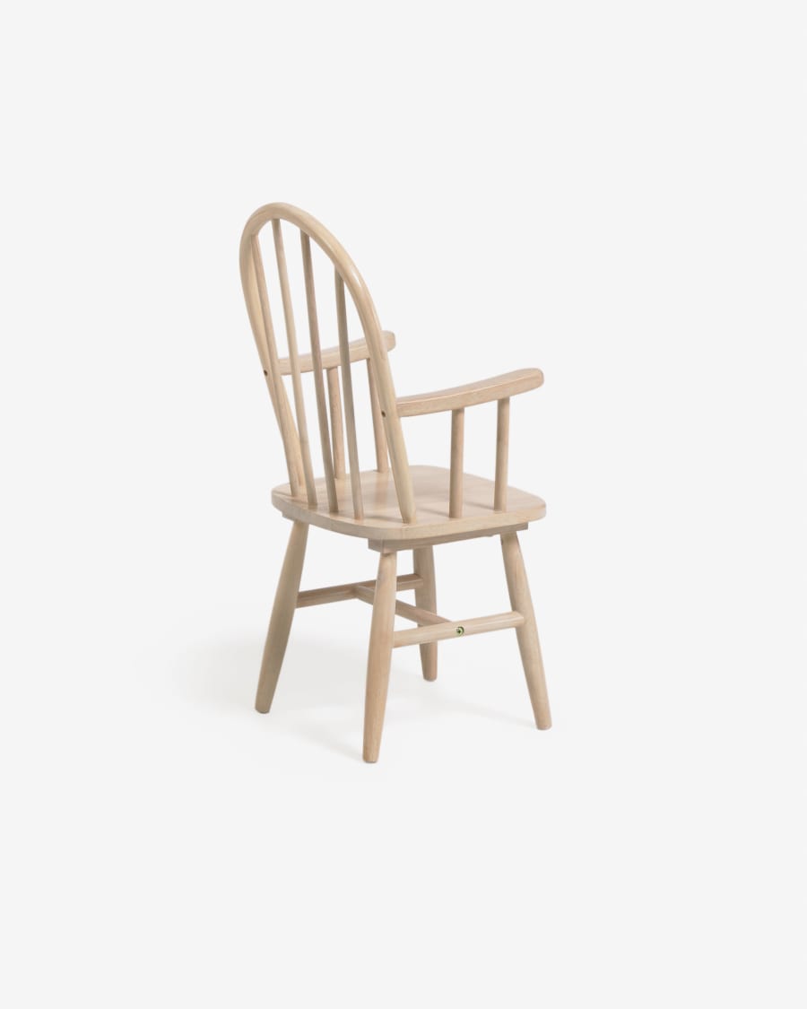 Daisa kids chair in solid rubber wood