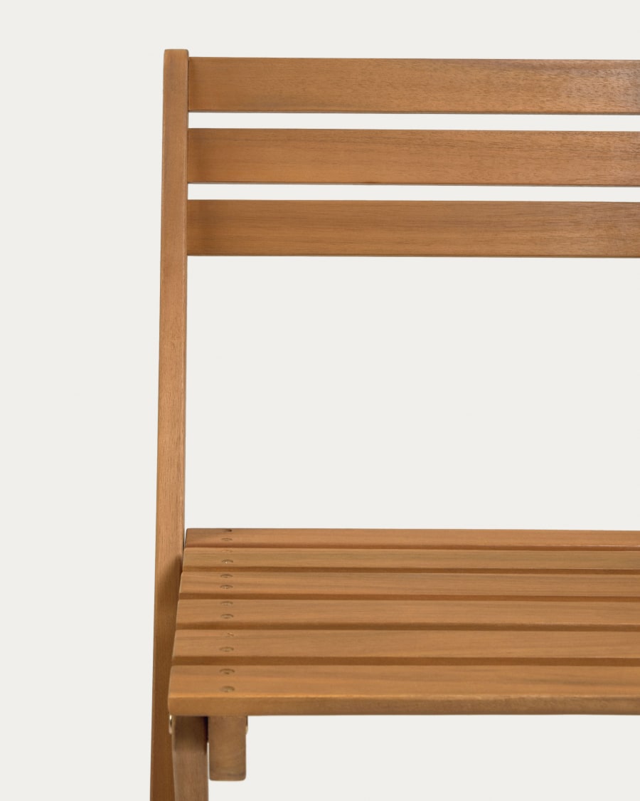 Daliana folding chair in solid acacia FSC 100%
