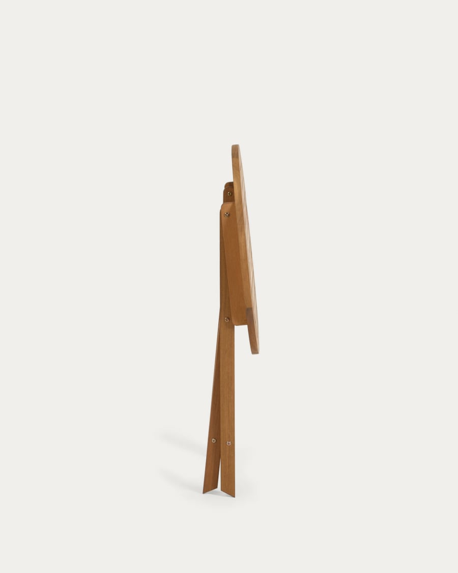Elisia set of garden table and two folding chairs in solid acacia FSC 100%