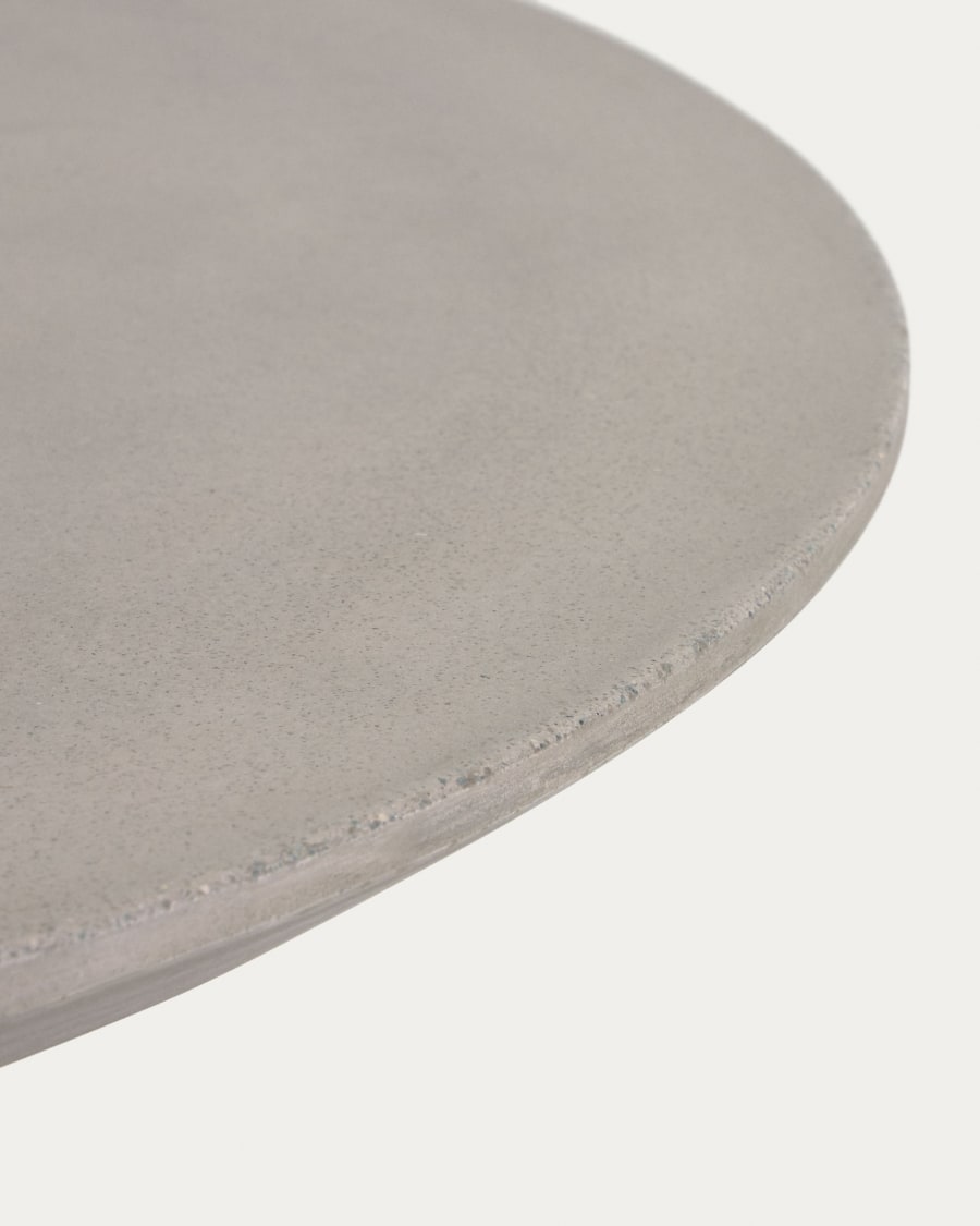 Itai outdoor round cement table, Ø 90 cm
