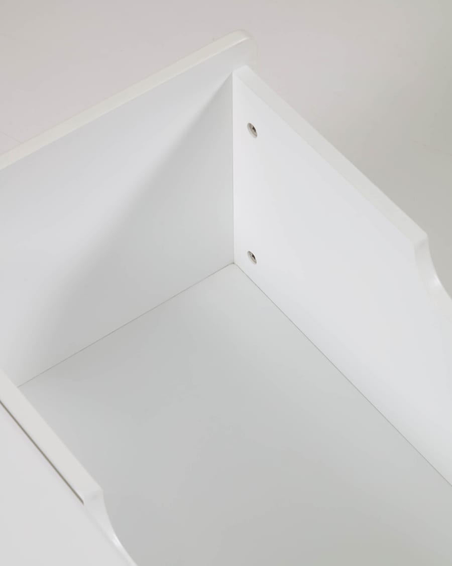 Συρταριέρα Nunila, λευκό MDF