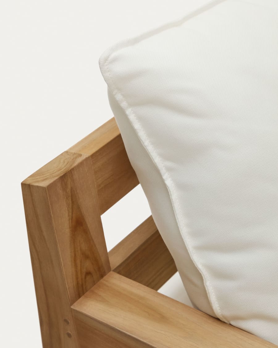 Forcanera 3 seater solid teak sofa, 211 cm