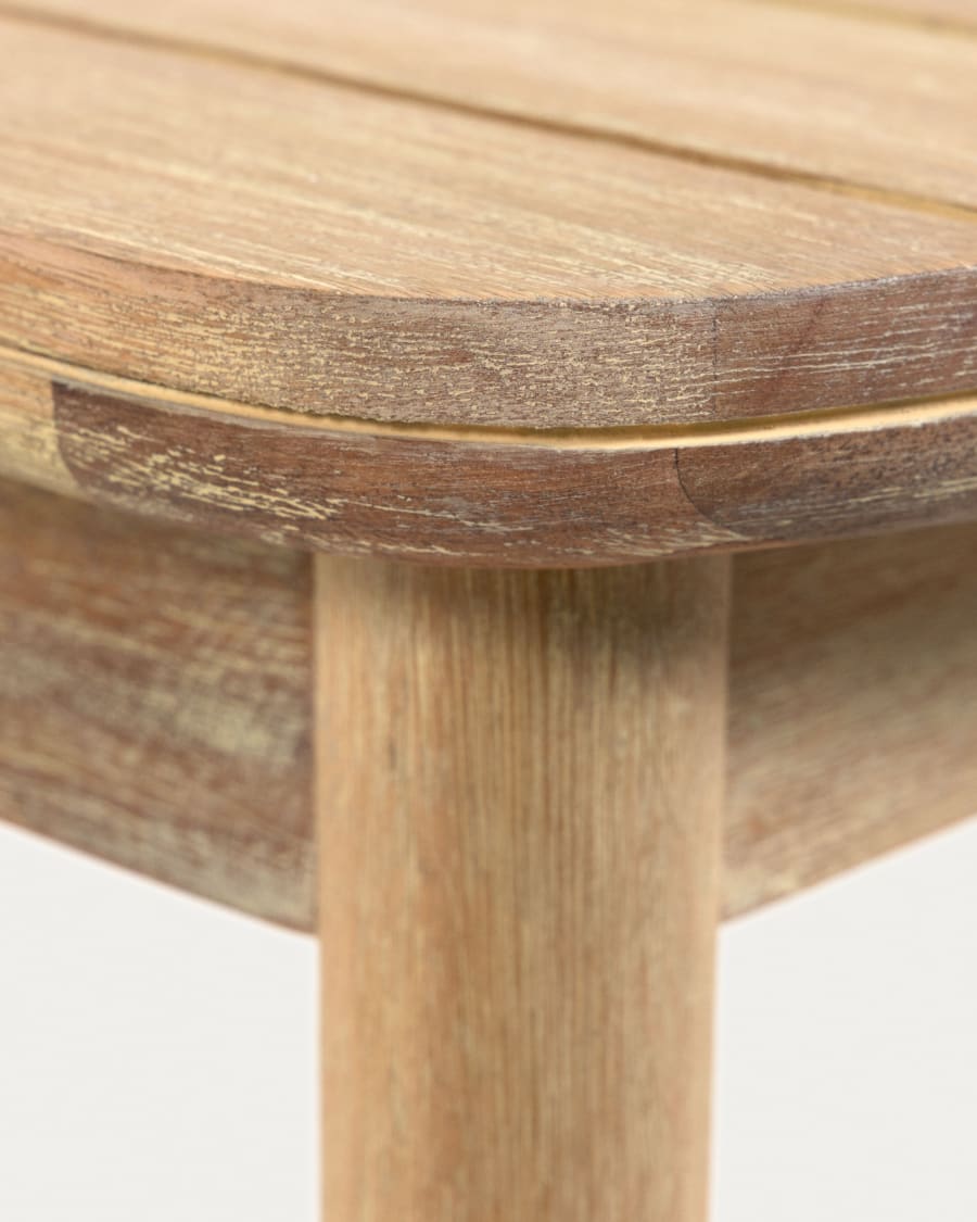 Sheryl 90 x 90 cm table made from solid eucalyptus FSC 100%