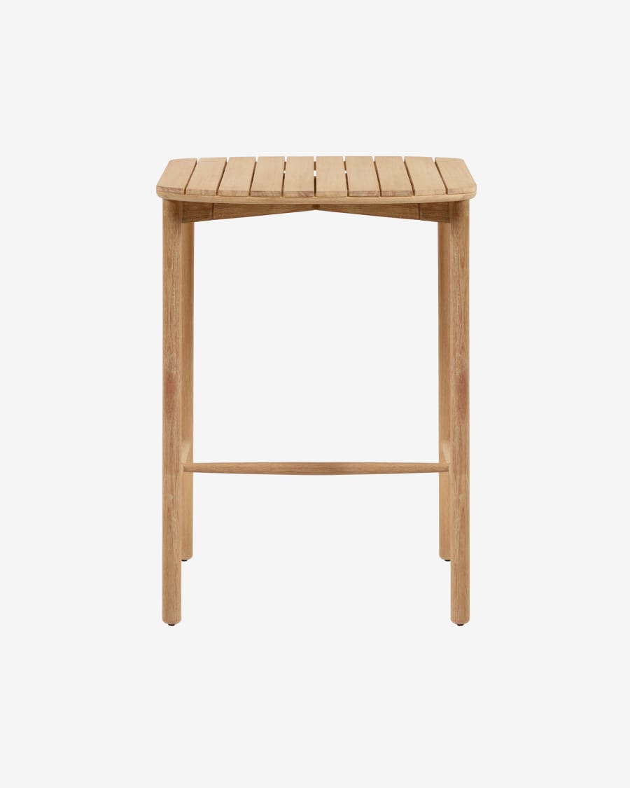 Sheryl 75 x 75 cm side table made from solid eucalyptus FSC 100%