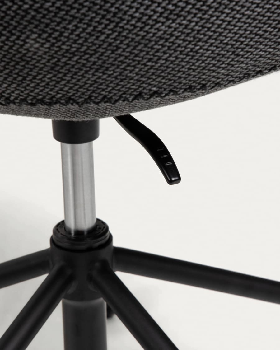 Yvette dark grey office chair
