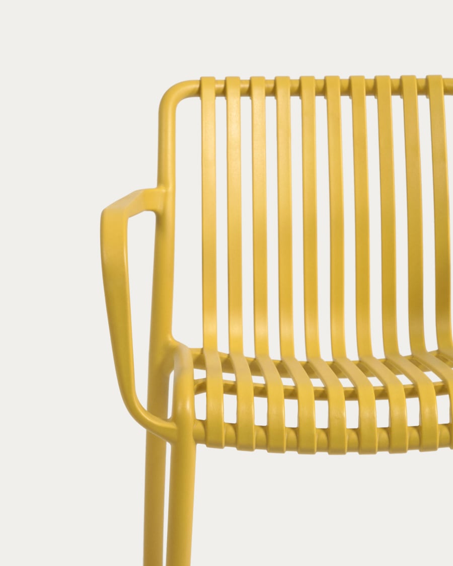Yellow chair outdoor hotsell