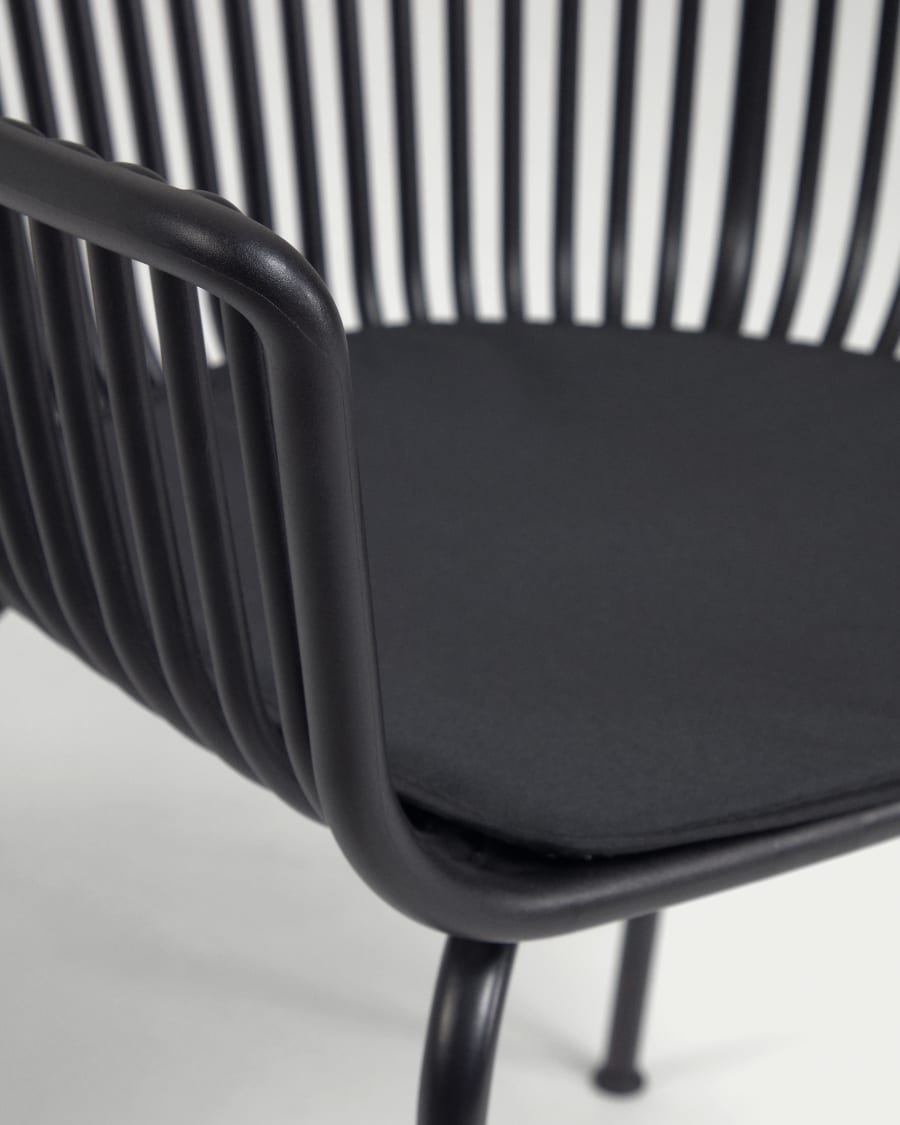 Surpika outdoor chair in black