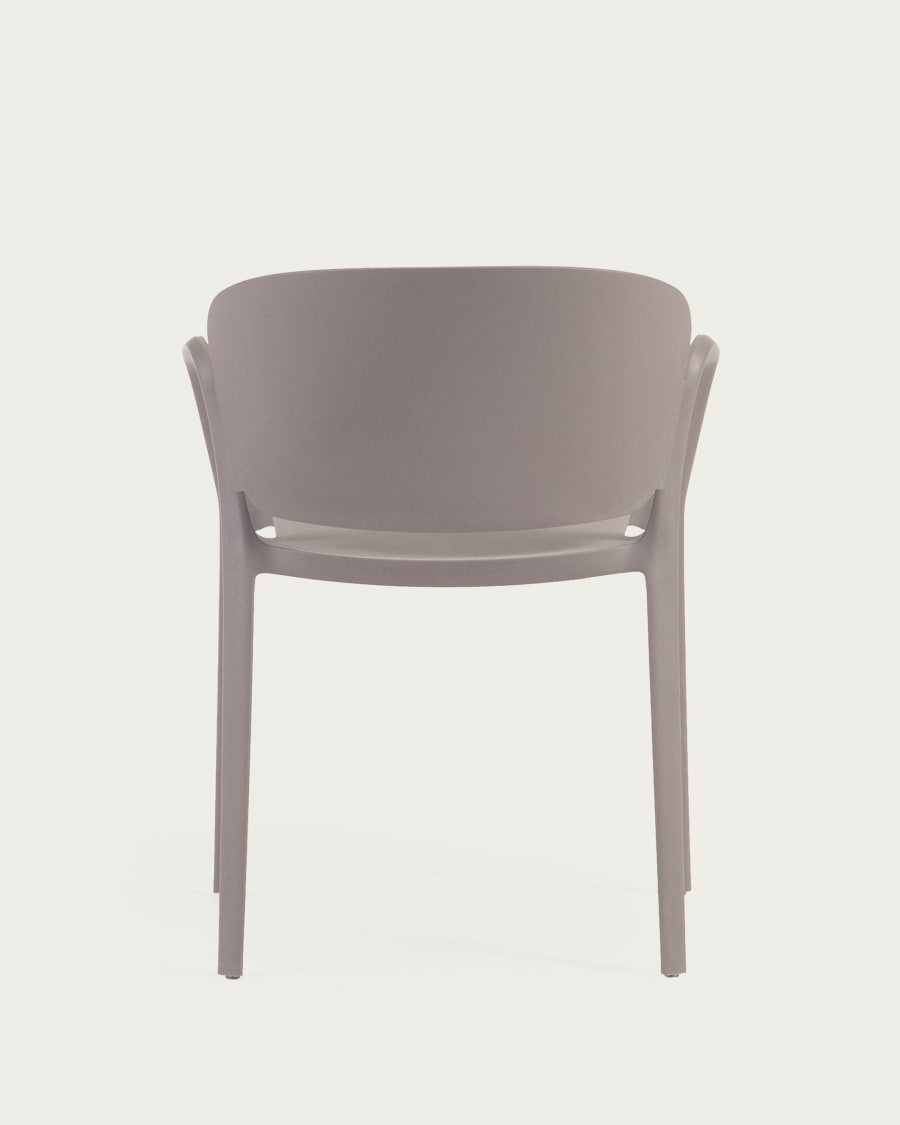 Ania stackable brown garden chair