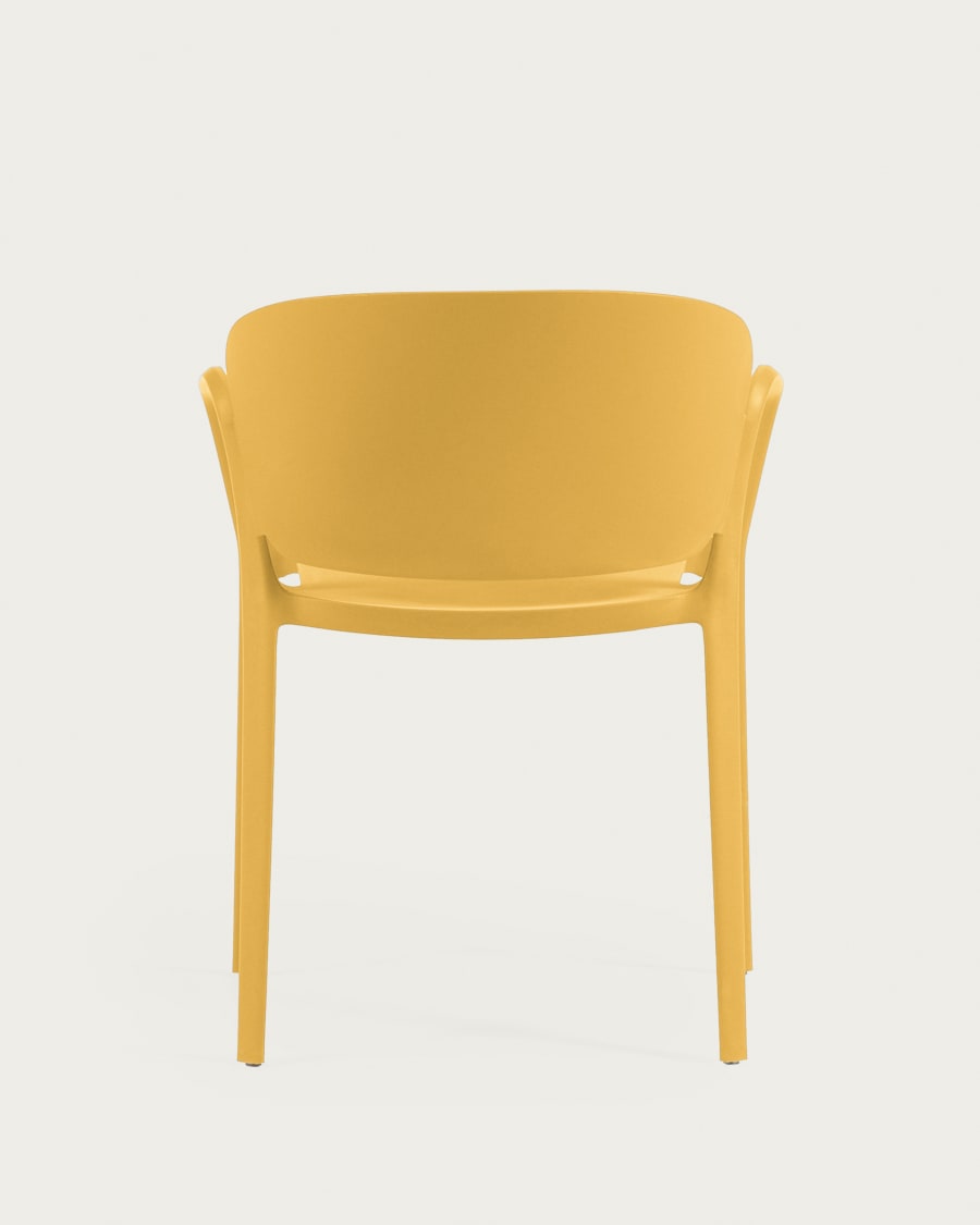 Ania stackable yellow garden chair