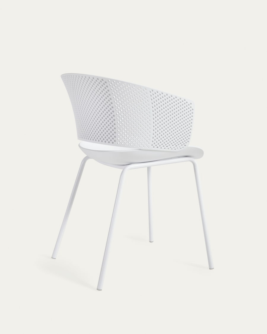 Yeray white garden chair