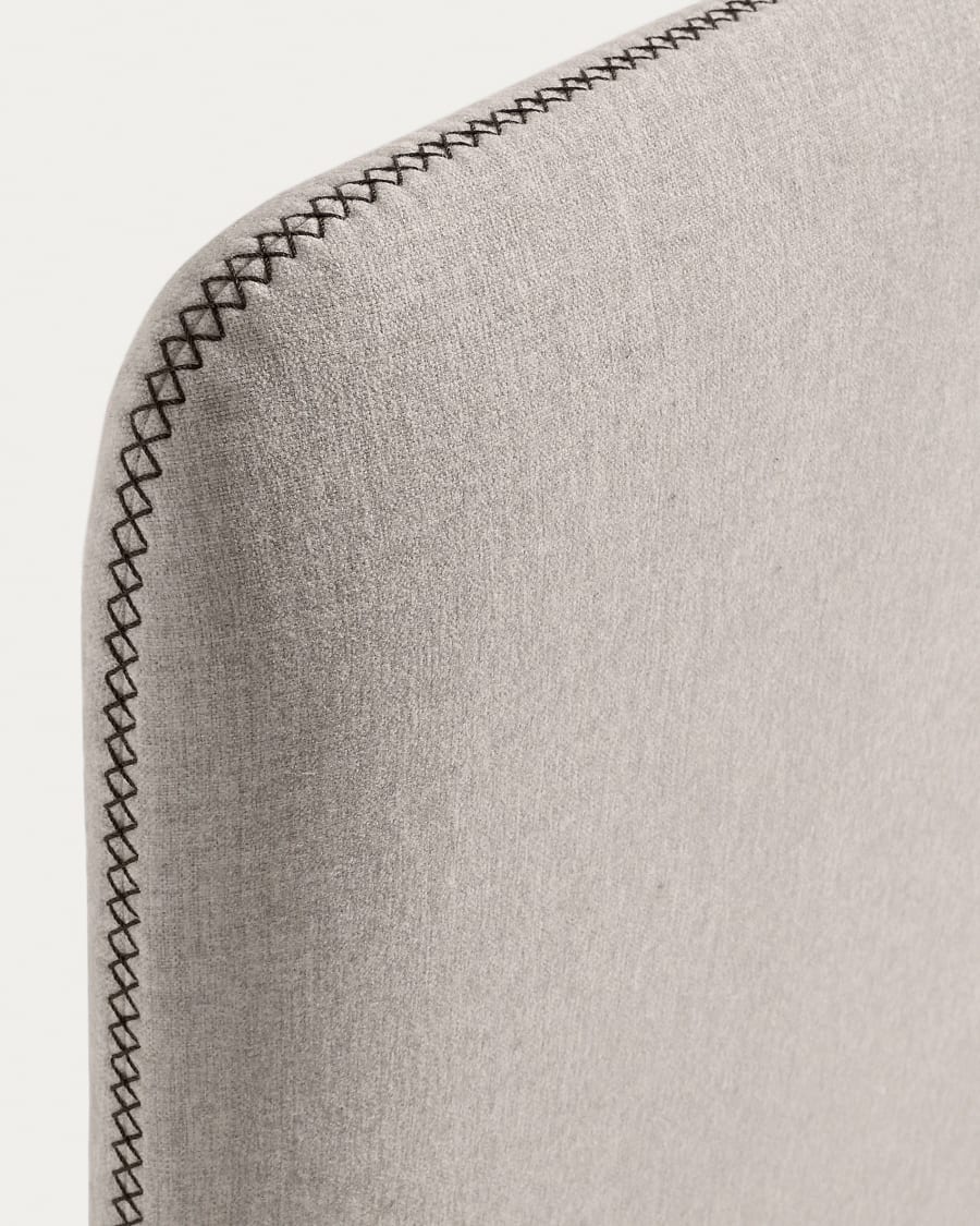 Funda capçal Dyla beix per a llit de 150 cm