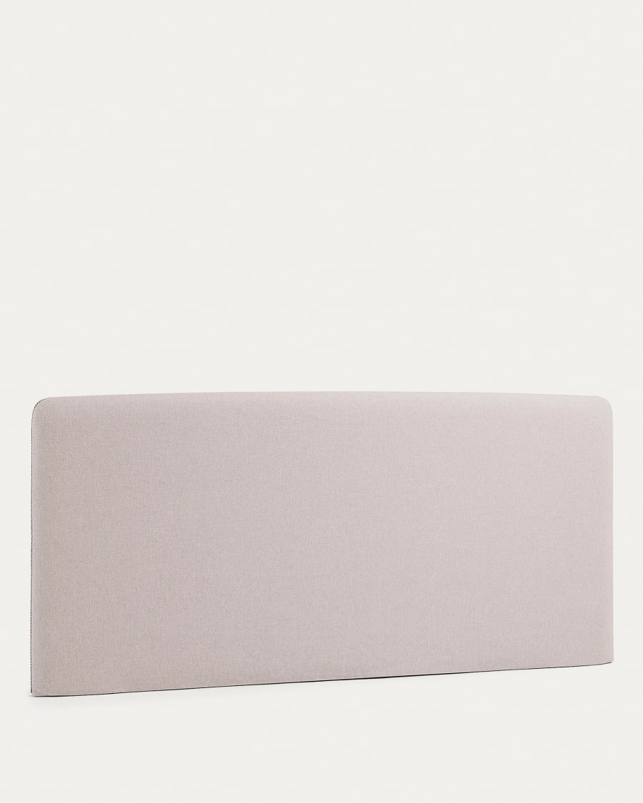 Dyla headboard cover in beige for 160 cm beds