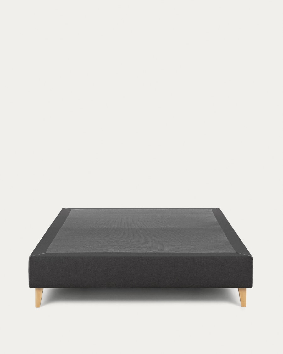 Nikos bed base cover fabric graphite 180 x 200 cm