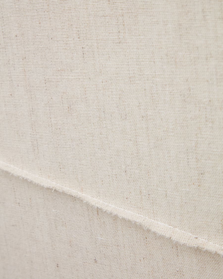 Maha white wall hanging with horizontal line 82 x 102 cm