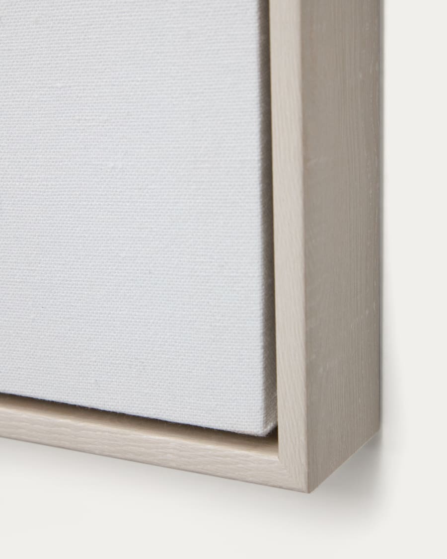 Mabell white wall hanging with multi-colour check 62 x 92 cm