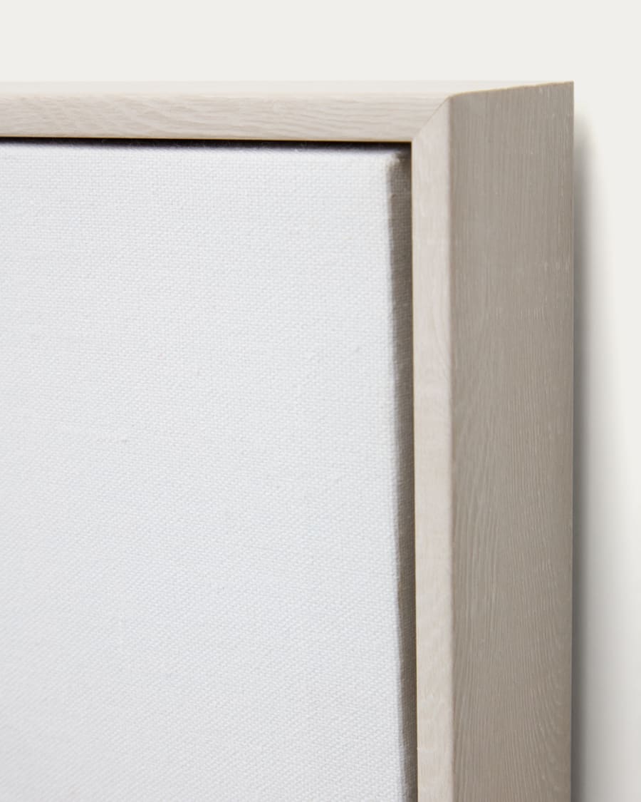 Mabell white wall hanging with multi-colour check 42 x 42 cm