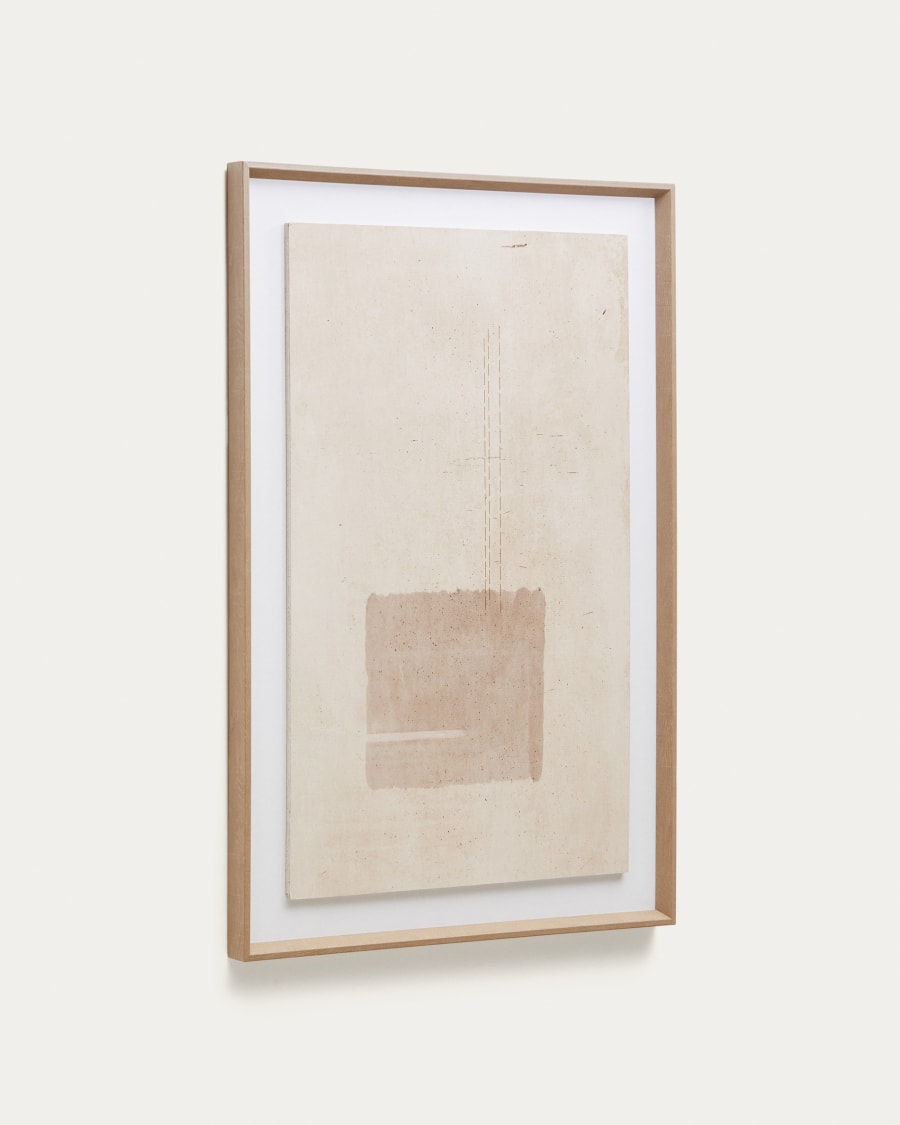 Sormina picture with a brown square 60 x 90 cm
