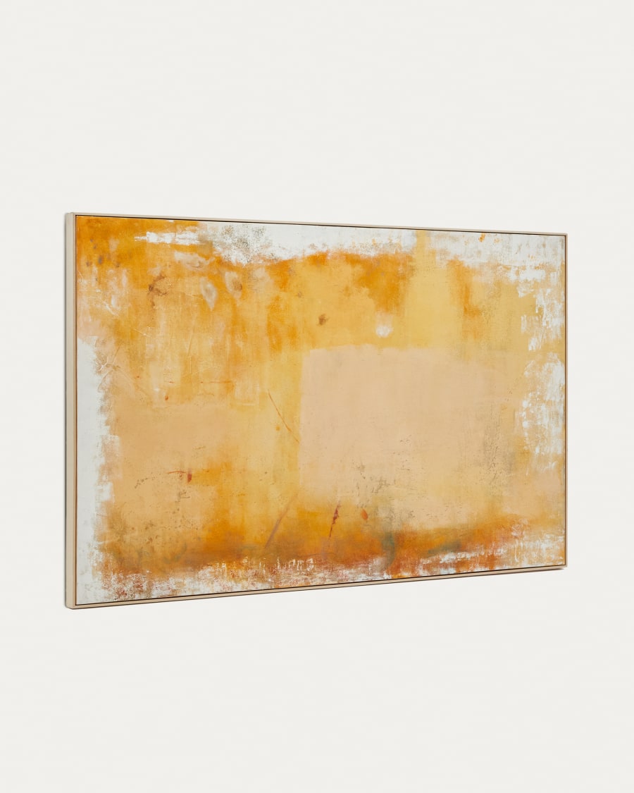 Selnar abstract yellow painting 202 x 122 cm