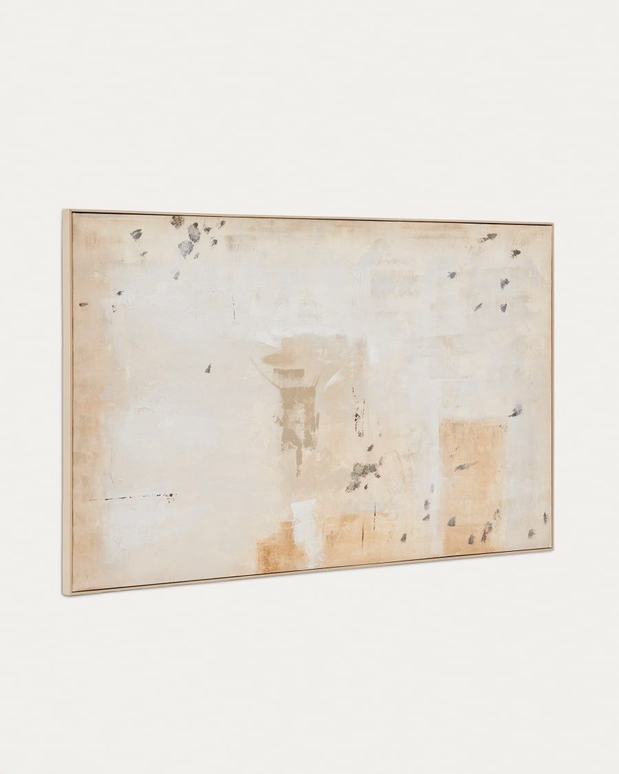 Silpa abstract painting dark beige 200 x 120 cm