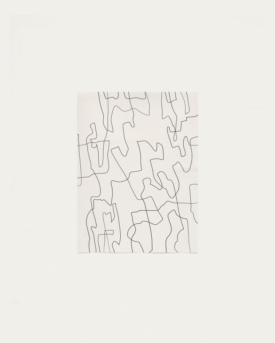 Francela white paper print, 21 x 28 cm