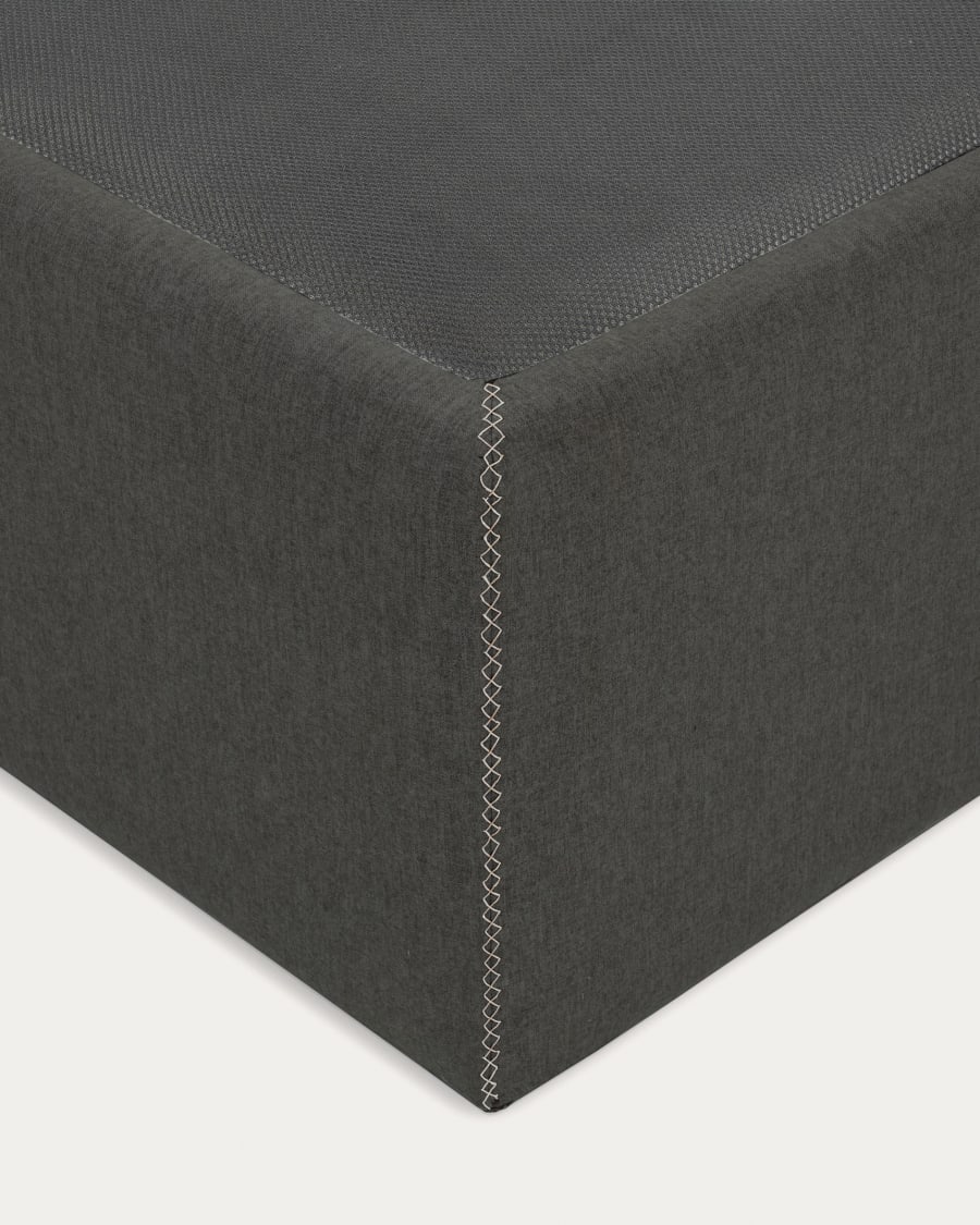 Matters folding sofa in black for a 160 x 200 cm mattress