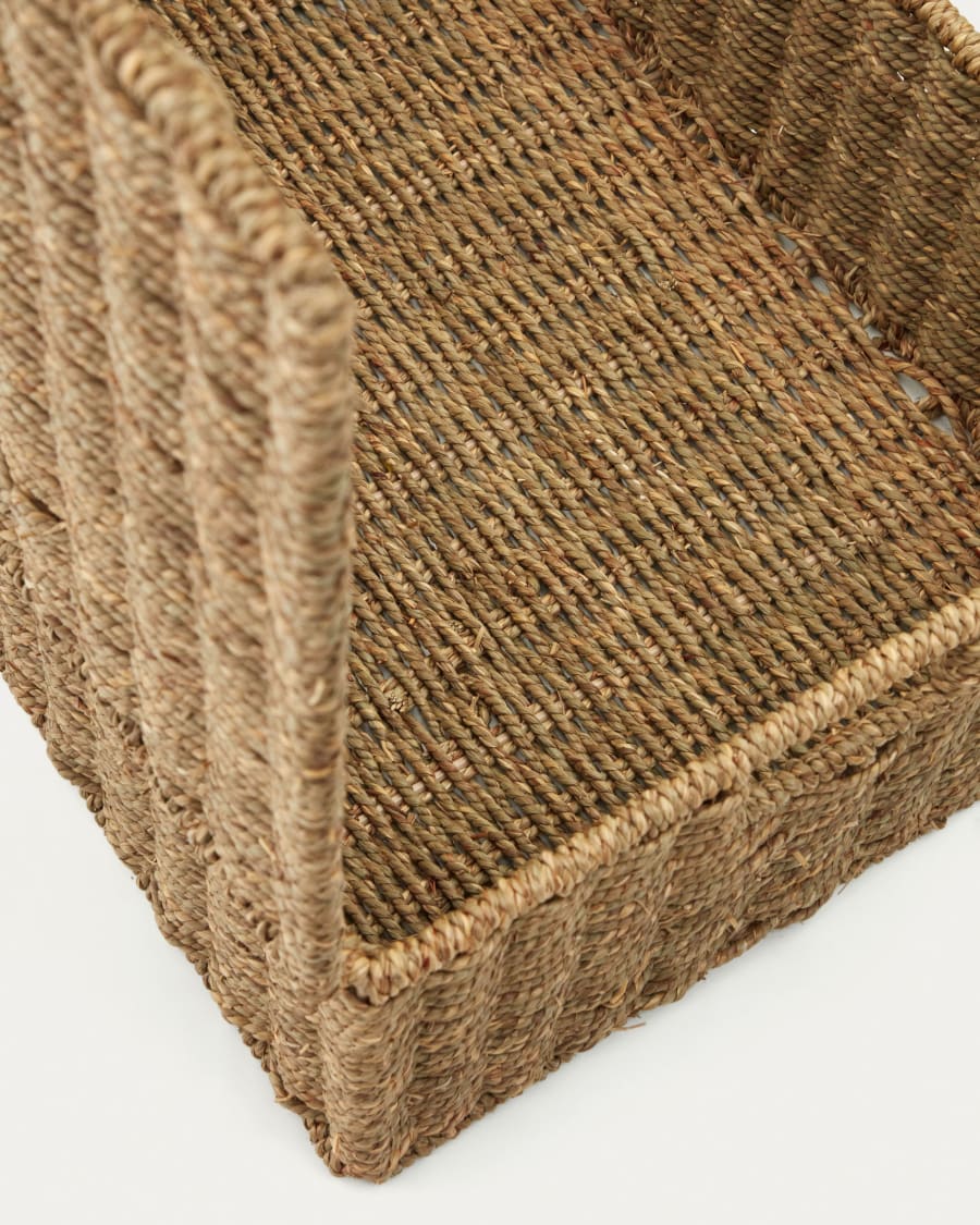 Tossa Set aus 2 Kisten mit Deckel aus Naturfasern 55 x 36 cm / 60 x 40 cm