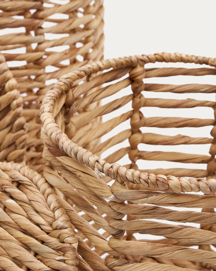 Venezia set of 2 natural fibre children's baskets 40cm / 50cm