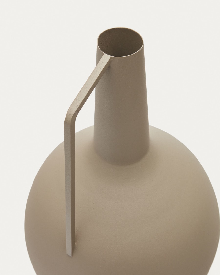 Regencos metal vase in brown, 45 cm